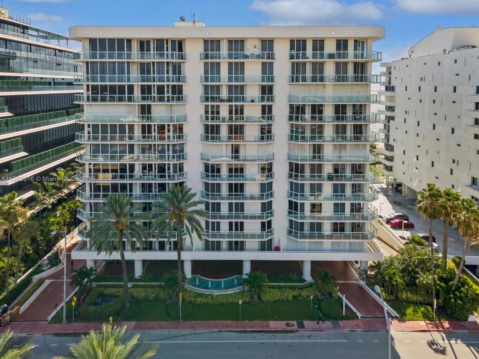 DIRECT OCEAN VIEW in luxurious beachfront building, NE corner residence located in The Mirage. A mus