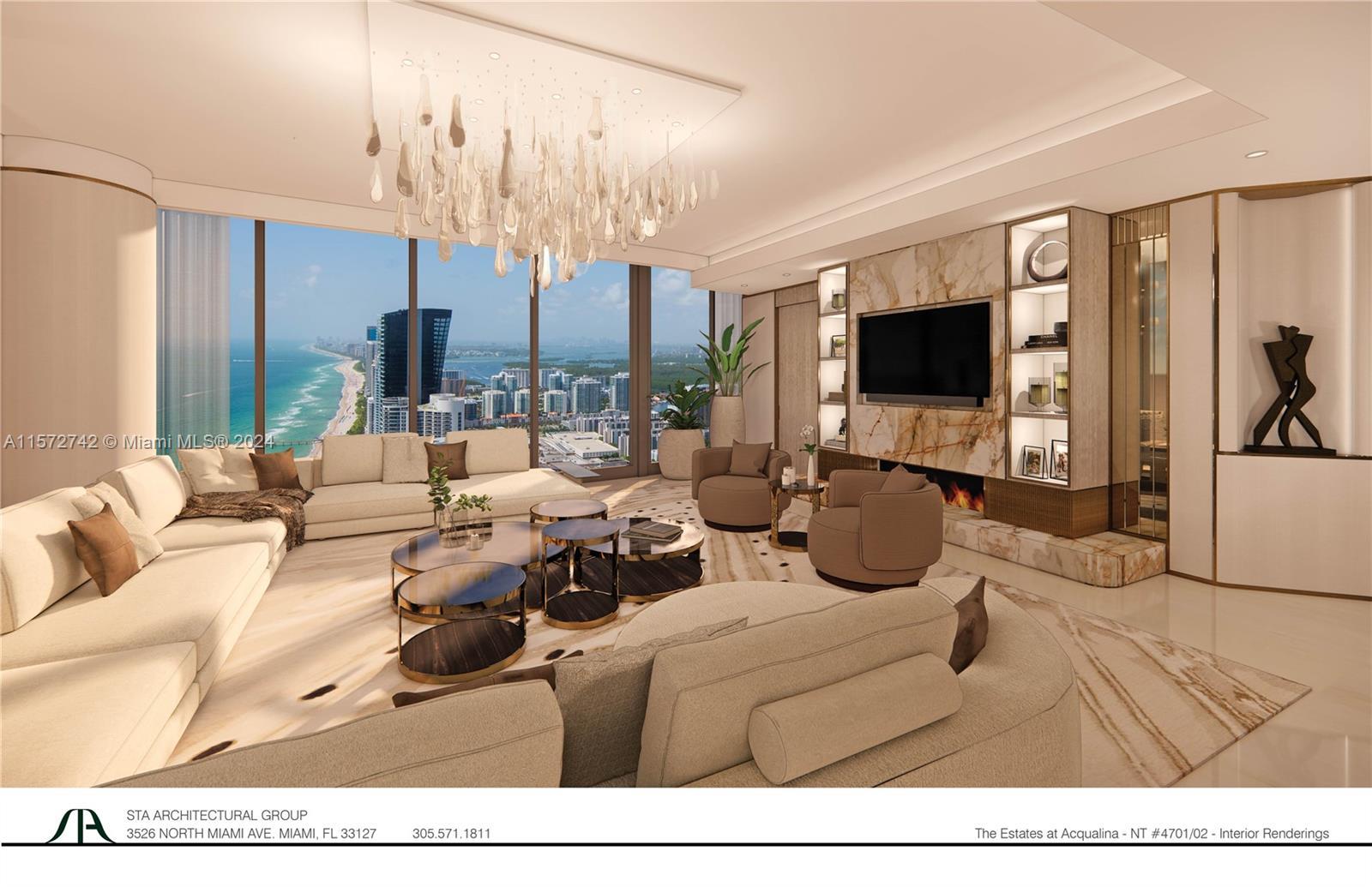 Spectacular Mansions in the sky. Full floor 5 bedrooms 7 bath residence delivered with a 1.7M Luxury