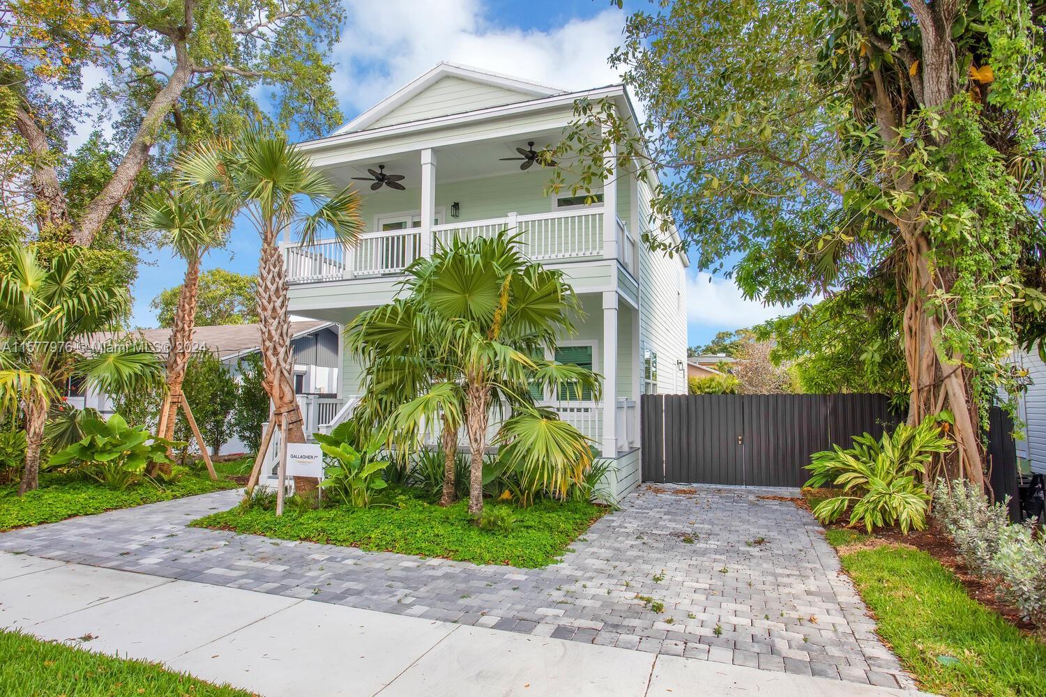 Rare opportunity to live in a new construction home within walking distance to Coconut Grove’s trend