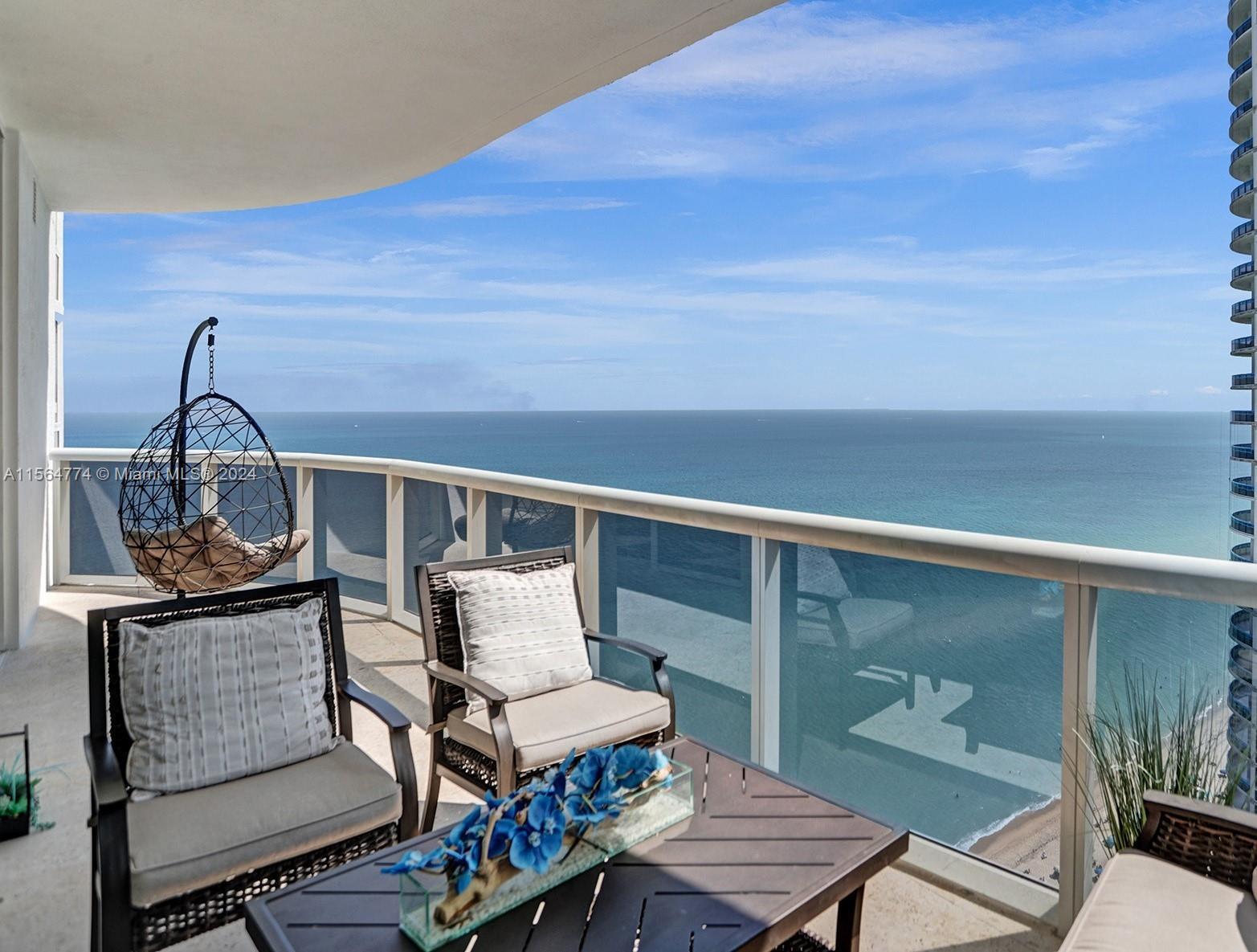 Spectacular 3BED/3.5BATH direct ocean front where a Private elevator foyer all wood-covered brings y
