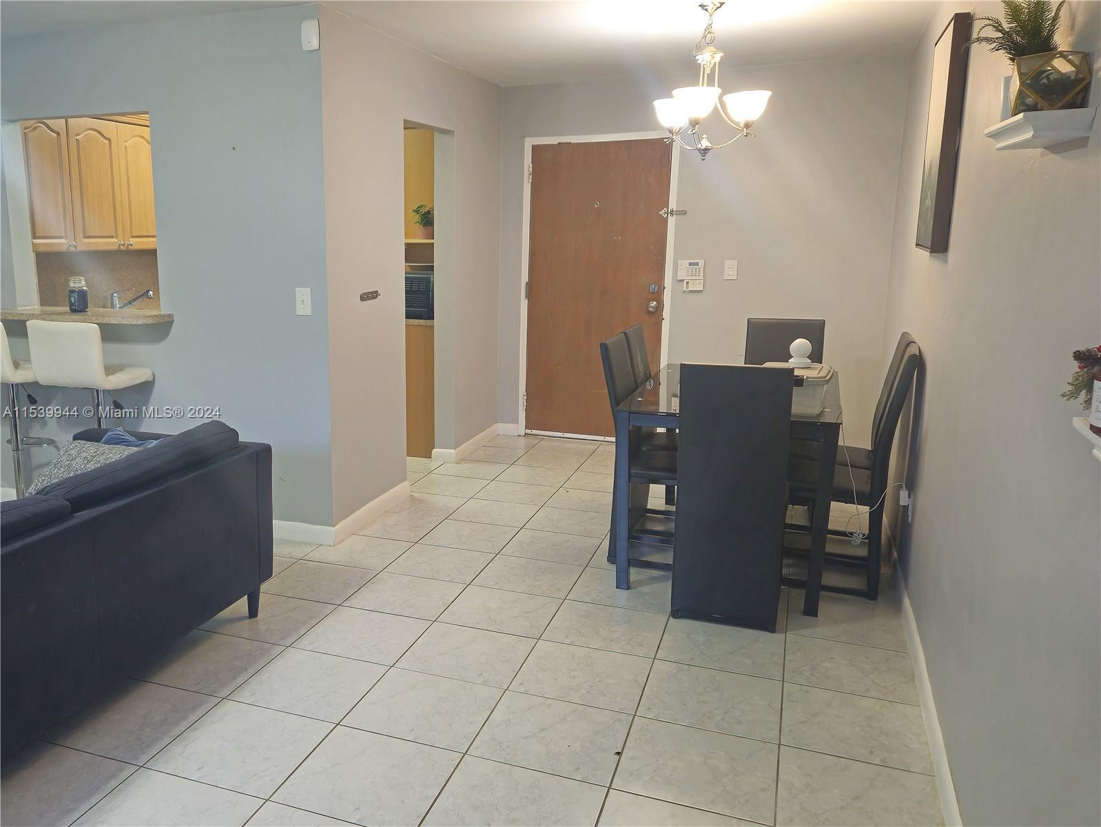 Cash Only. Condo located on the 1st floor in Kendall Acres Community. Features tile flooring through