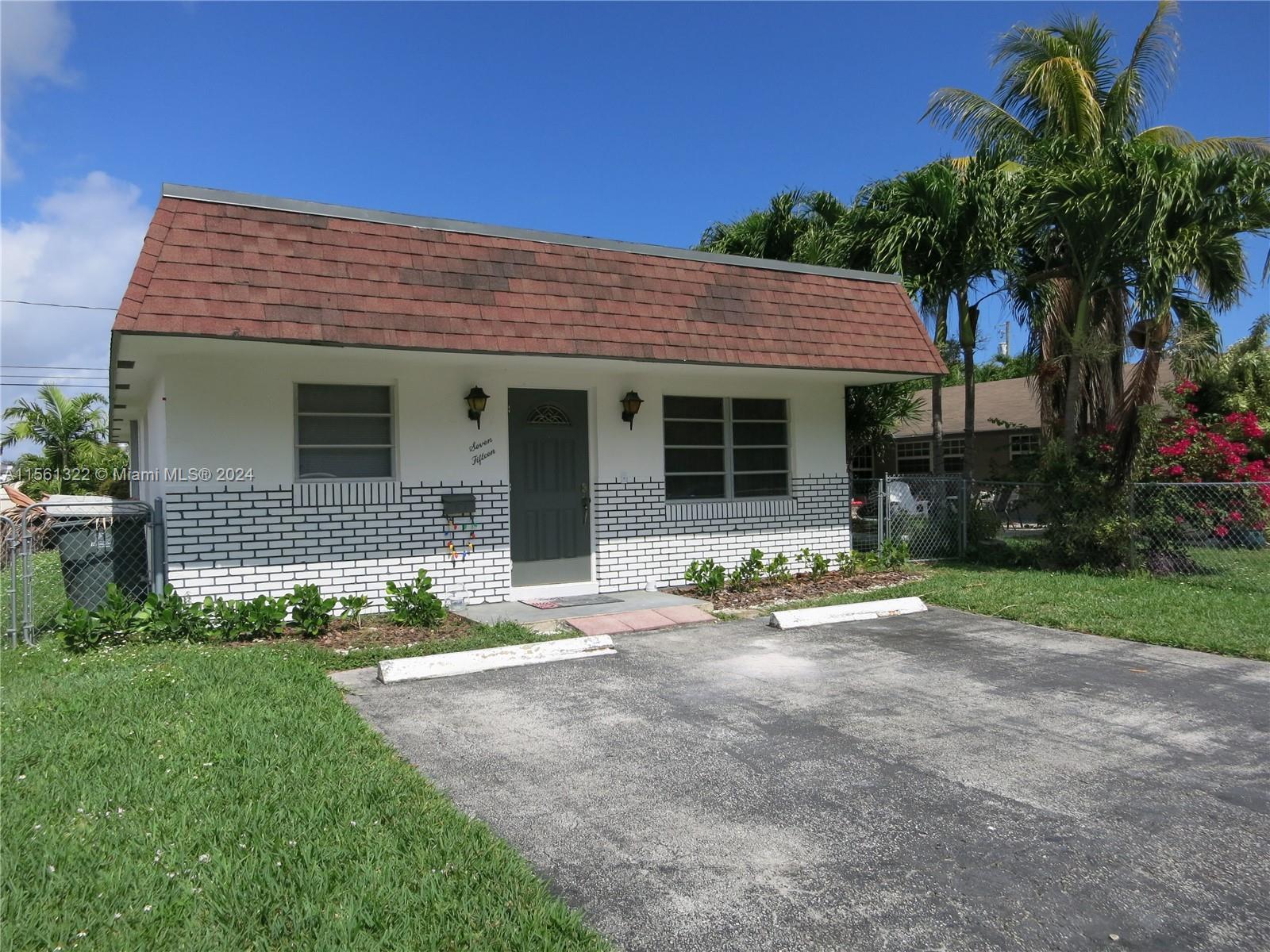 NO HOA! BEAUTIFUL 1 STORY, 2/2 HOUSE IN HALLANDALE BEACH is mostly renovated about 1 year ago.  Cent