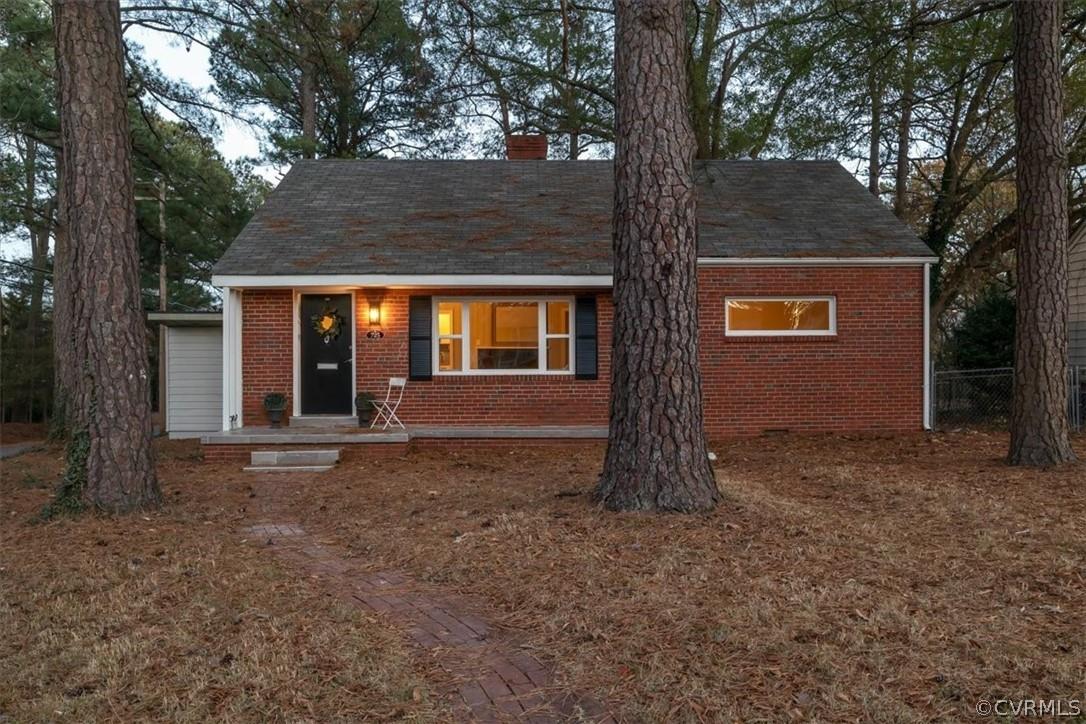 Totally Remodeled 1600+ sq ft Brick & Aluminum Home with 3 Bedrooms, plus Florida Room, plus separate Morning Room/Office!  Large 21 ft Living Room with Wood Floors, Paneled Walls, Brick Fireplace, 9 ft Picture Window; New Kitchen with Granite Counters, handsome Tile Backsplash, & Stainless Steel Appliances!  10 x 7 Morning Room would make ideal In-home Office and connects Kitchen & FLA Room; 17 ft Florida Room with Vaulted Ceiling & new Tile Floor walks out to a private 10 x 7 Concrete Patio. Covered Front Stoop with approaching front Brick Walkway.  Fenced Rear Yard with 7 x 6 attached Shed. Remodeled throughout  with Beautifully Refinished Wood Floors & New Flooring, Remodeled Bathrooms, Replacement Windows, New Paint throughout, etc. An amazing Richmond Location with walking distance to shopping, restaurants, breweries, Forest Hill Park, the James River, the Buttermilk Trail, and just the other side of the bridge from Maymont/Dogwood Dell/Carillon/Byrd Park, and Carytown!