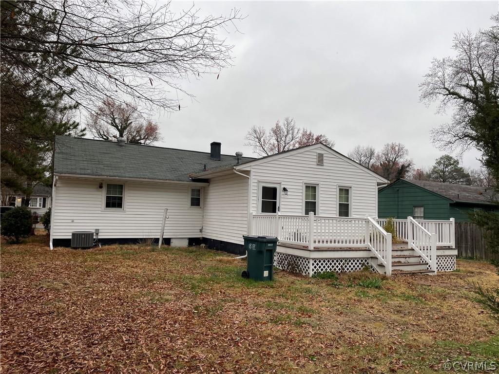 Sold AS-IS: 3 Bedroom 2 bath Ranch in quiet Henrico subdivision. Property has large rear deck and of
