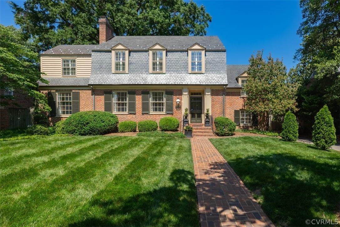 Located in sought-after Tuckahoe Terrace, this pristine, 4500+ square foot brick/slate Dutch Colonia