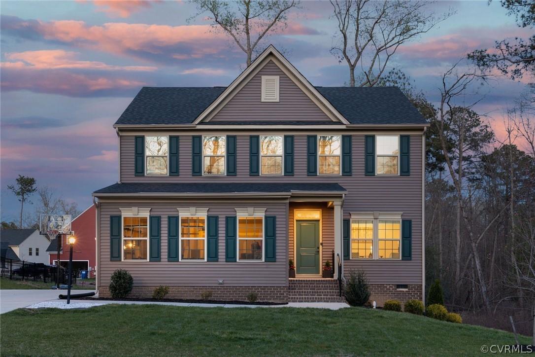 Quiet suburban Chesterfield neighborhood newly built in 2019. This Ryan Homes Columbia model is invi