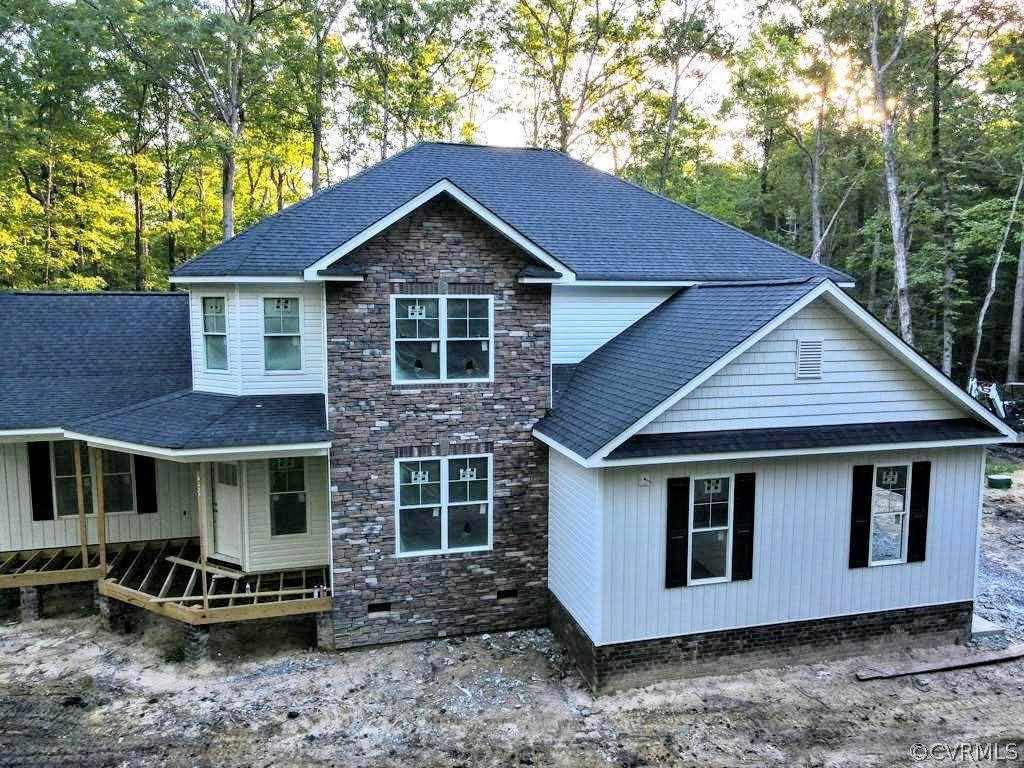 Fantastic opportunity to own a brand new home in rural Hanover County with a first floor primary bed