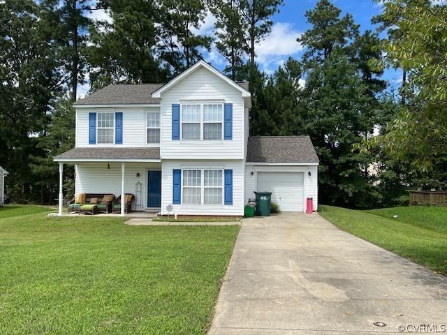 Lovely 2 story, 3 Bedroom/ 2 1/2 Bath  home in a great Henrico neighborhood.  Welcoming front porch 