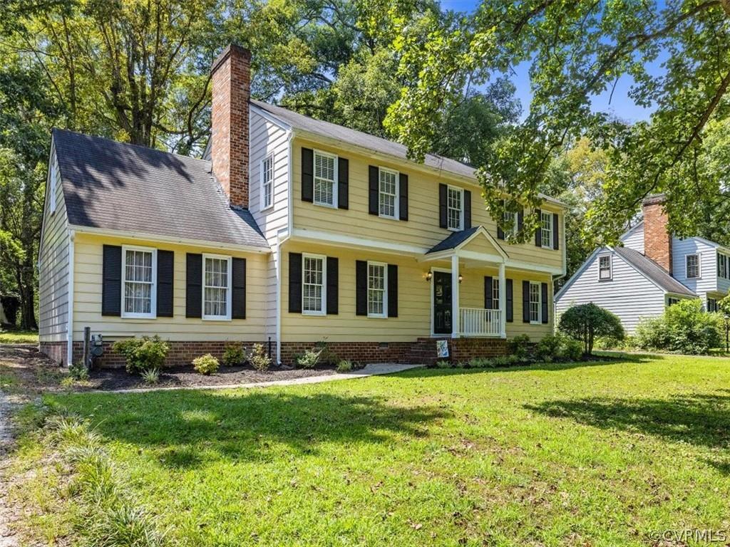 Great Opportunity to own a Colonial 4 Bedroom, 2.5 Bathroom in a quiet Bon Air neighborhood.  Hardwo