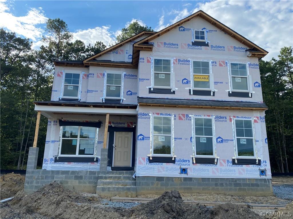 The Drexel plan features 4 beds, and 2.5 baths; upgrades abound in this beautiful NEW home with NO H