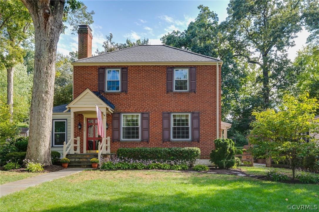 Wonderful brick colonial in desirable Westham area of Rollingwood! Nearly ¼ acre lot with fenced rea