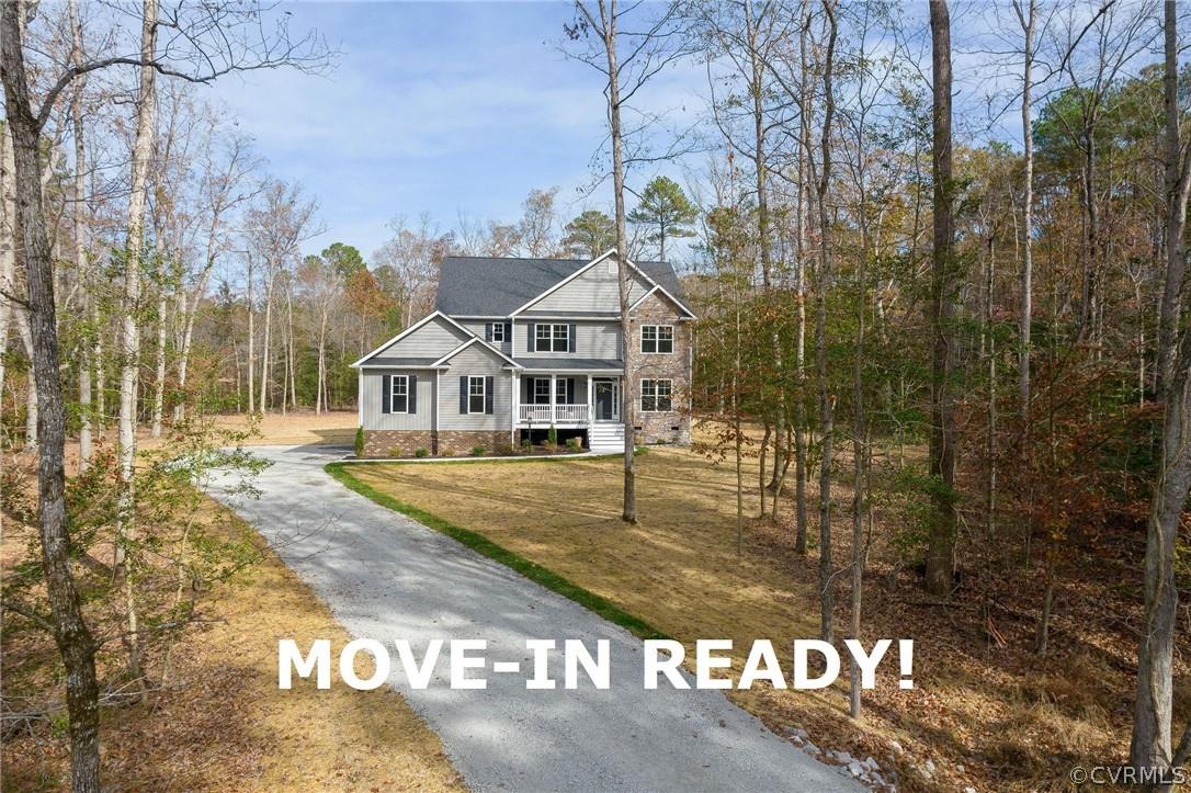 BRAND NEW & FULLY COMPLETED! This stunning home in rural Hanover County (no HOA restrictions or fees