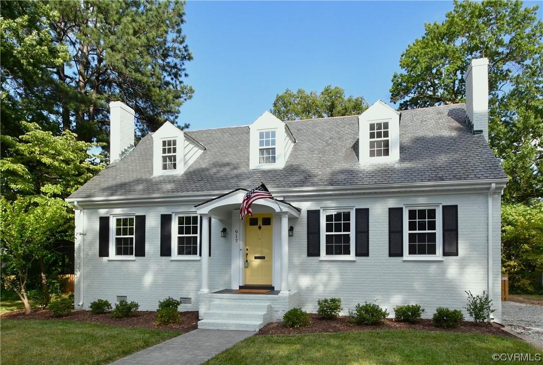 Timeless elegance & modern sophistication define this classic 1948 gem. Meticulously updated, this abode seamlessly combines the charm of yesteryear with the comforts of contemporary living. Stunning new hardwood flrs grace the 1st floor, the 2nd flr boasts refinished hardwood flrs, lending an air of refined luxury w/2 gracious sized bedrooms, full bath and walk-in storage area.  Experience the joy of cooking & entertaining in this culinary sanctuary.  Sleek quartz countertops to the state-of-the-art appliances, new cabinets, drawers and a pantry providing a perfect canvas for the aspiring chef. Updated lighting accentuates the architectural features such as crown moulding, chair railing and wainscoting adorning the walls.  2 newer heat pumps ensure your comfort year round.  The 1st floor primary suite can extend your stay for years to come.  The fenced backyard & patio, an oasis for outdoor gatherings or a quiet respite. Fresh paint, both inside & out, radiates a sense of new beginnings & endless possibilities. Embrace the charm of the vintage accent windows, seamlessly blending with the modern aesthetic.  Such an extraordinary property, where timeless elegance meets modern luxury