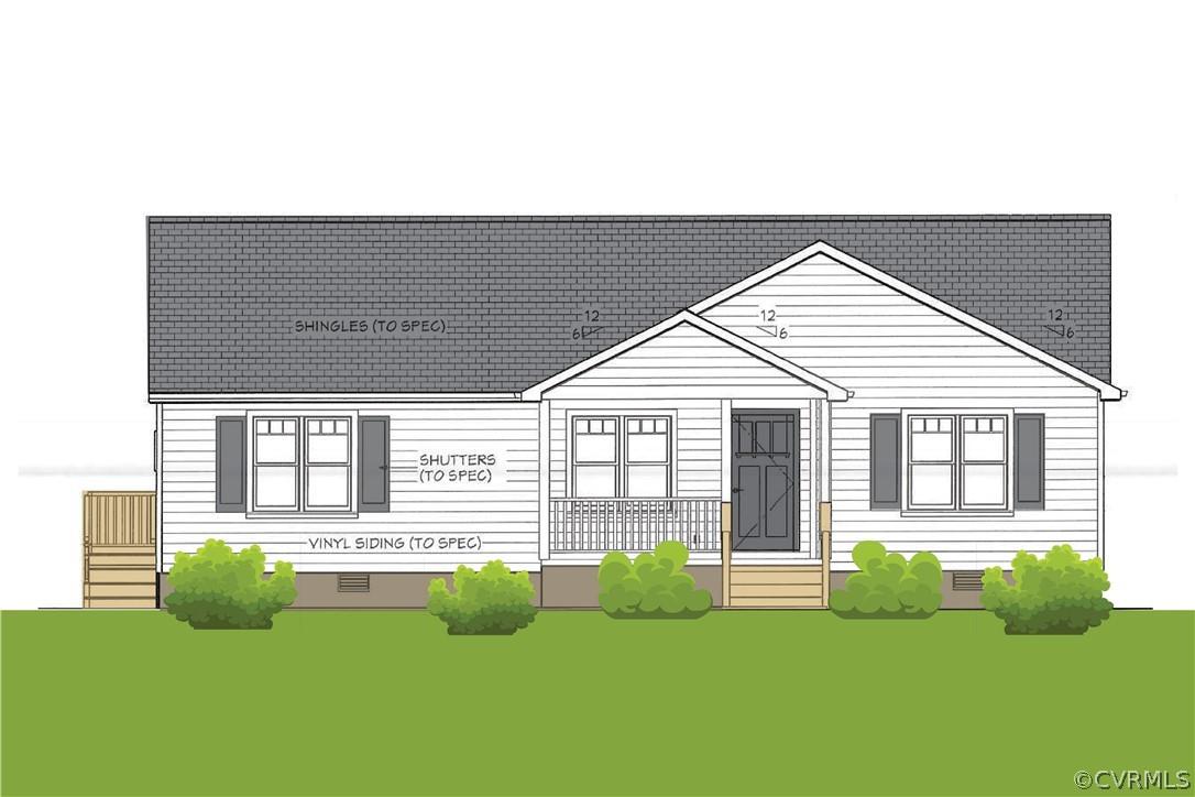 To be built! New Construction conventionally located in Mechanicsville! Welcome to this 3 bedroom 2 