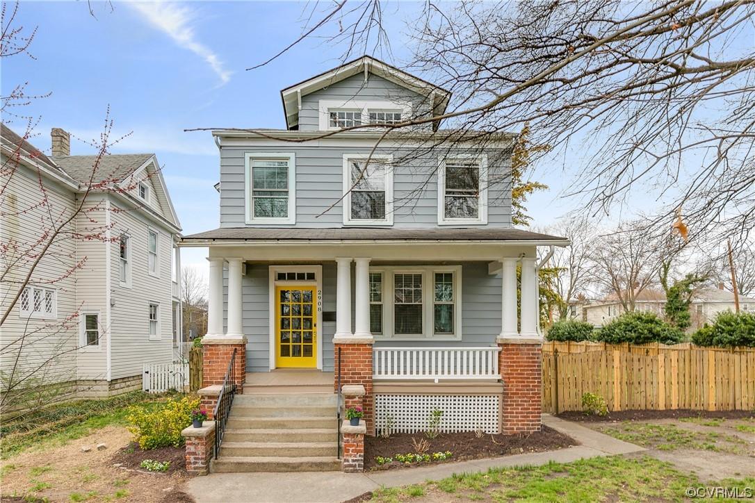 With a HUGE lot & full front porch perfect for morning coffee or greeting neighbors, 2908 Edgewood A