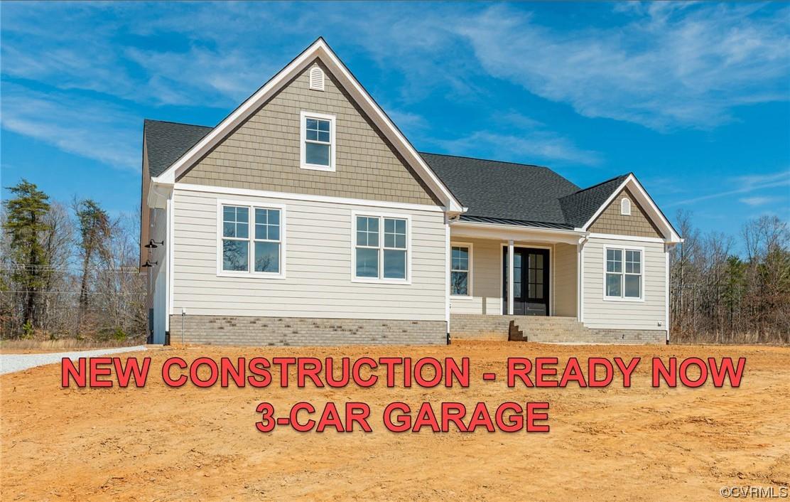 New construction ready in less than 30 days. Four bedrooms with 3.1 baths and a 3-car garage (34' 11