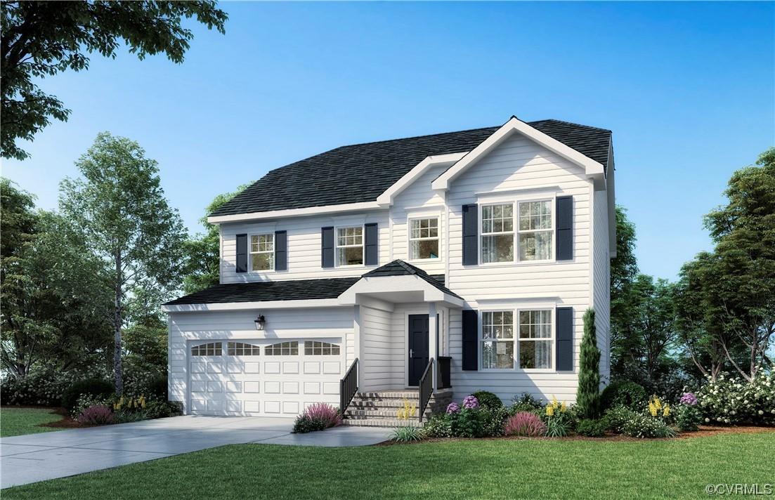 To be Built:  The Ever Popular "Elmsted" is a Four Bedroom Home loaded with charm! The first floor o