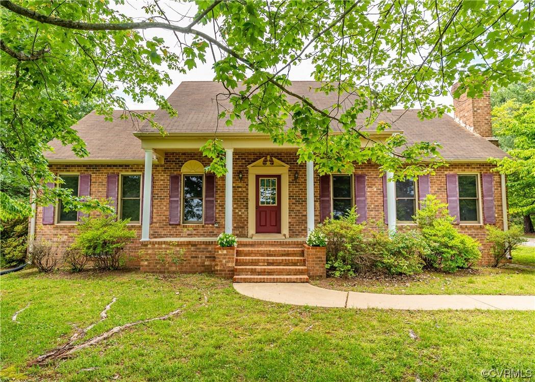 NO RESTRICTIONS! Precious Custom Built Brick Home In Eastern Powhatan With 11 Wooded Acres! Addition