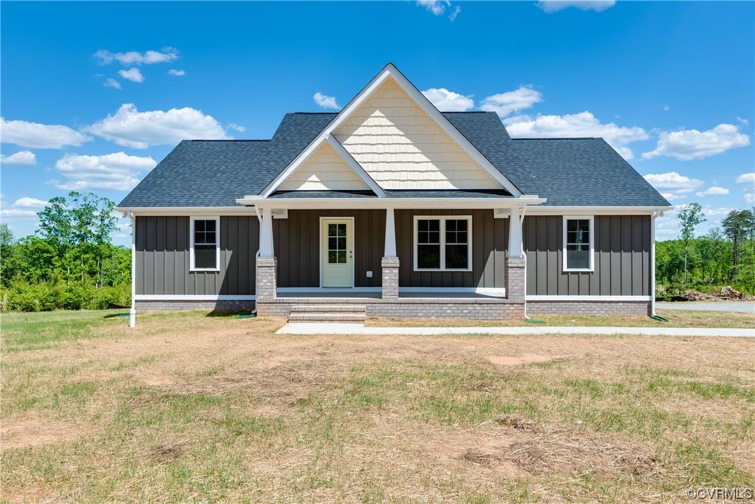 Welcome to 3156 Huguenot Trail! This new home, situated on 2.08 acres, features 1600 SF, 3 Beds & 2 
