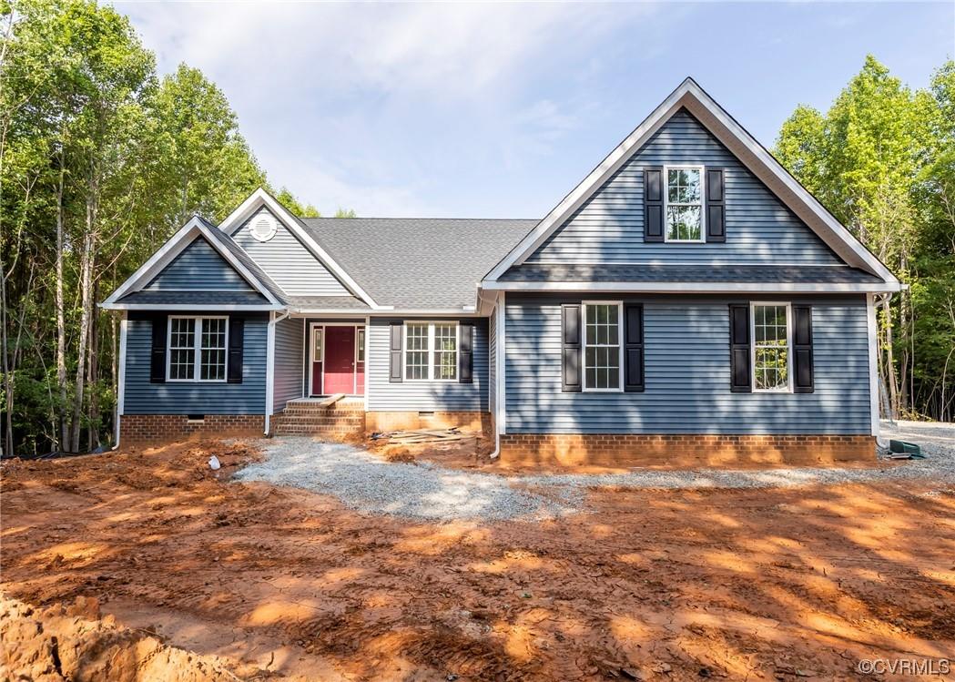 Powhatan new construction on 10 private acres, not in a subdivision and zoned Agricultural.   This b