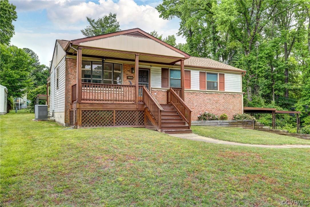 Great opportunity to own a brick ranch home with a full basement.  Most of the basement is finished.