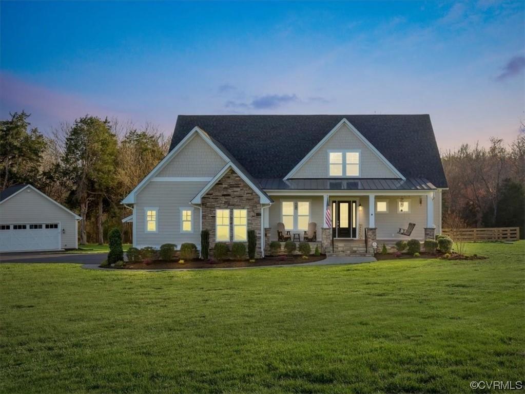 Welcome to the coveted community of Breeze Hill in Goochland County. This "Hallmark Floor Plan" from James River Custom Homes features 5 bedrooms & 3.5 bathrooms, 1st floor master suite & 4 bedrooms on the second floor. Inside you will find an open yet cozy floor plan that is great for entertaining! Walk into a spacious foyer which leads to the open living space or the office/study which could be converted to a formal dining room. The kitchen comes complete with a gas stove, custom white cabinets, tile backsplash, stainless steel appliances, large island & large walk-in pantry. The 1st floor master suite has a large walk-in closet, ensuite with double vanity, water closet and huge tiled shower. Upstairs you will find 4 extra bedrooms, 2 with walk-ins, & 2 full bathrooms plus a HUGE walk-in storage space/attic. Enjoy your space inside or out, outside you will find a large covered front porch in the front and a screened in porch on the back overlooking the fenced in backyard and paver patio. Seller has added a whole home backup generator and had a large 2 car detached garage built making a total of 4 garage spaces! Check out the Virtual Tour!!!