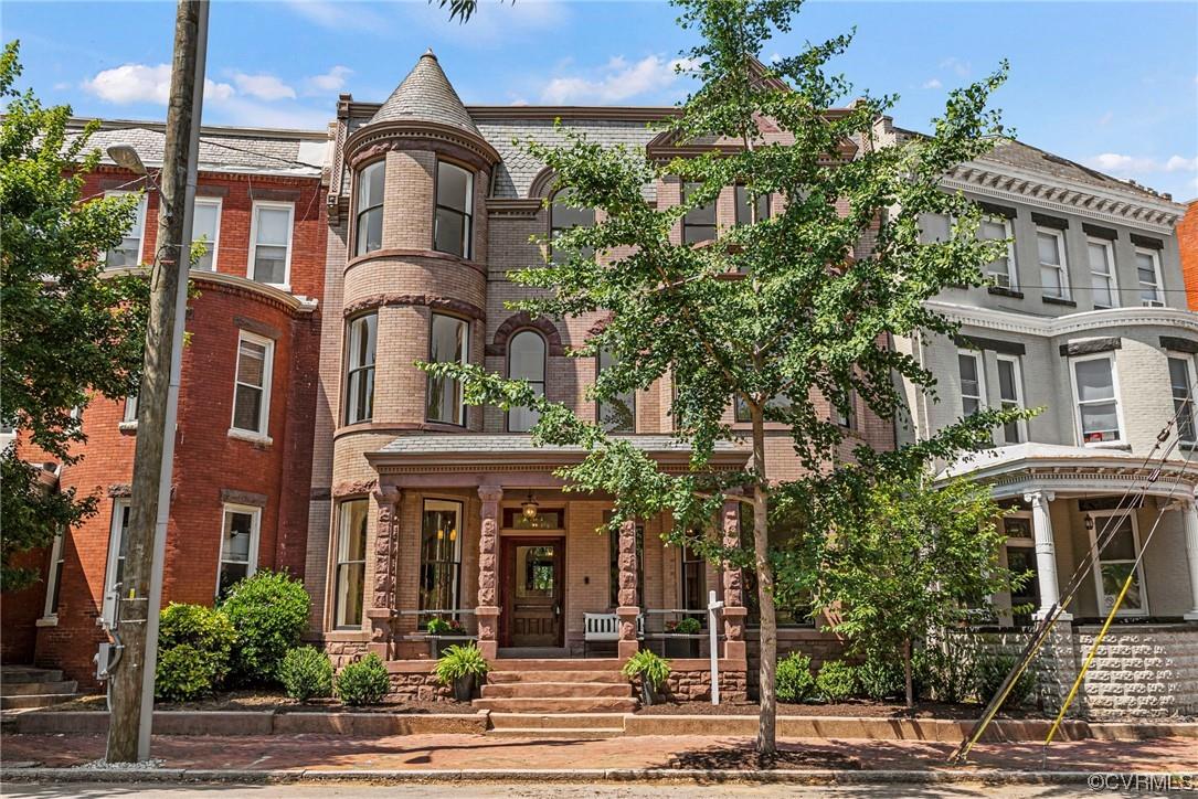 Welcome to 1104 Grove Avenue! Built in 1896 by E.A. Caitlin, this extraordinary Brownstone showcases