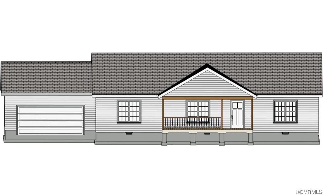 Beautiful Craftsman ranch to be built on 3 acres in Hanover County!! Nice level lot cleared and read